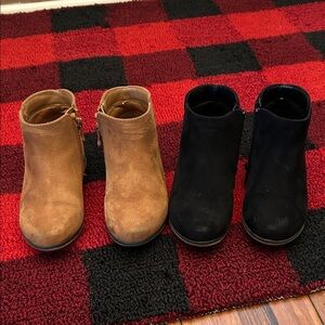 Trendy Tan Suede Ankle Boots